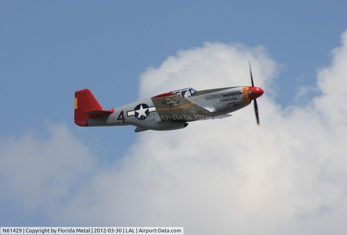 N61429, 1942 North American P-51C Mustang C/N 103-26199, P-51C redtail Mustang
