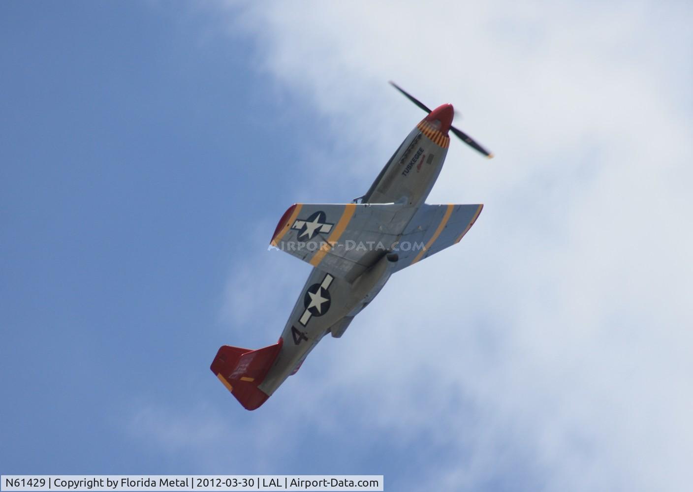 N61429, 1942 North American P-51C Mustang C/N 103-26199, P-51C redtail Mustang