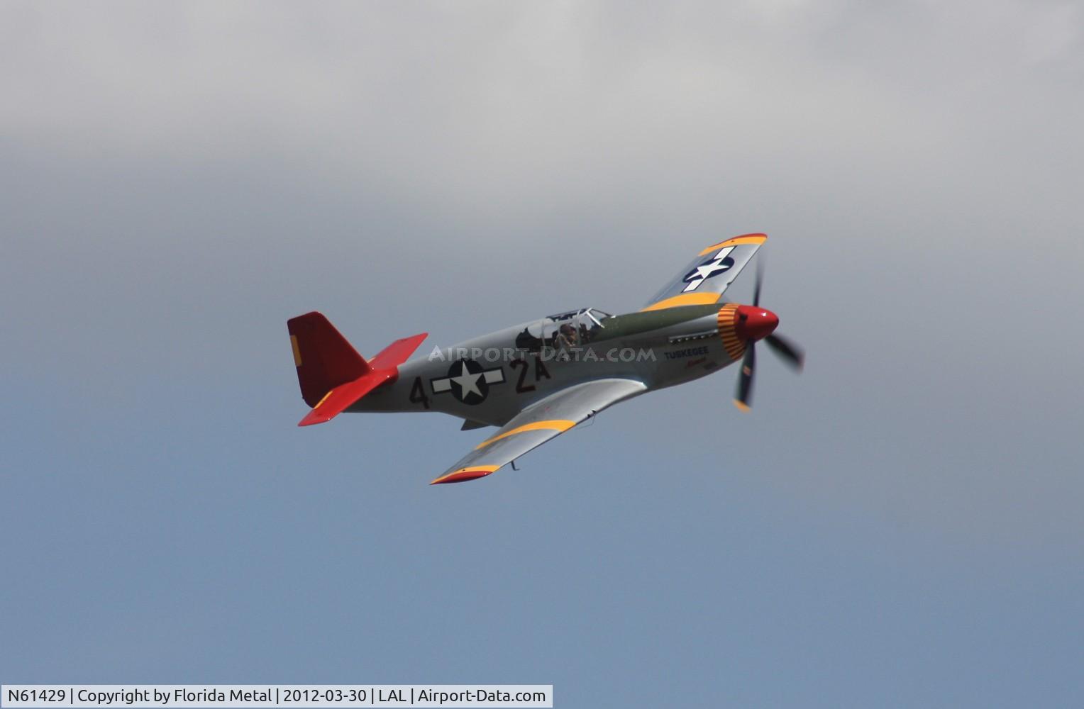 N61429, 1942 North American P-51C Mustang C/N 103-26199, P-51C redtail Mustang