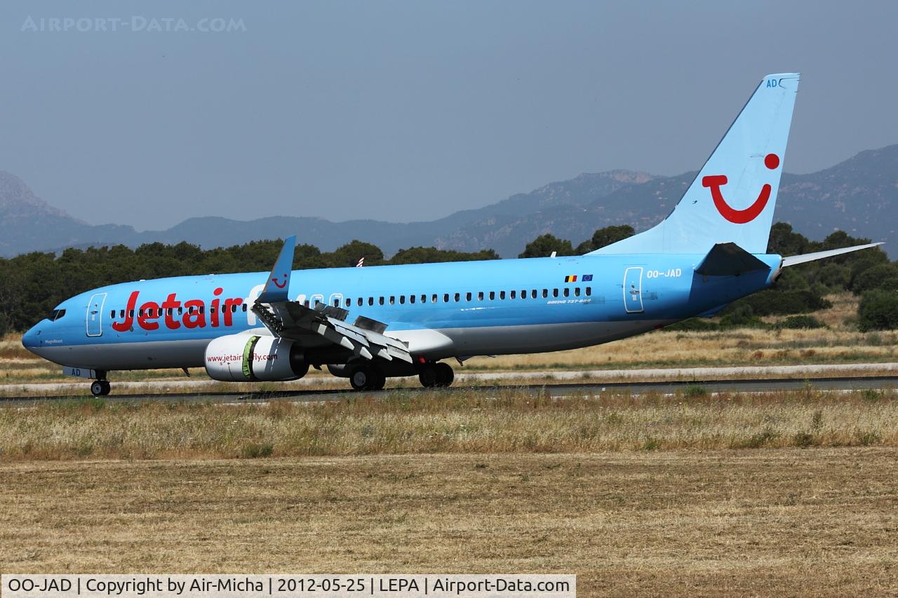 OO-JAD, 2011 Boeing 737-8K5 C/N 39093, Jetairfly, Boeing 737-8K5, CN: 39093/3601, Name: Magnificent