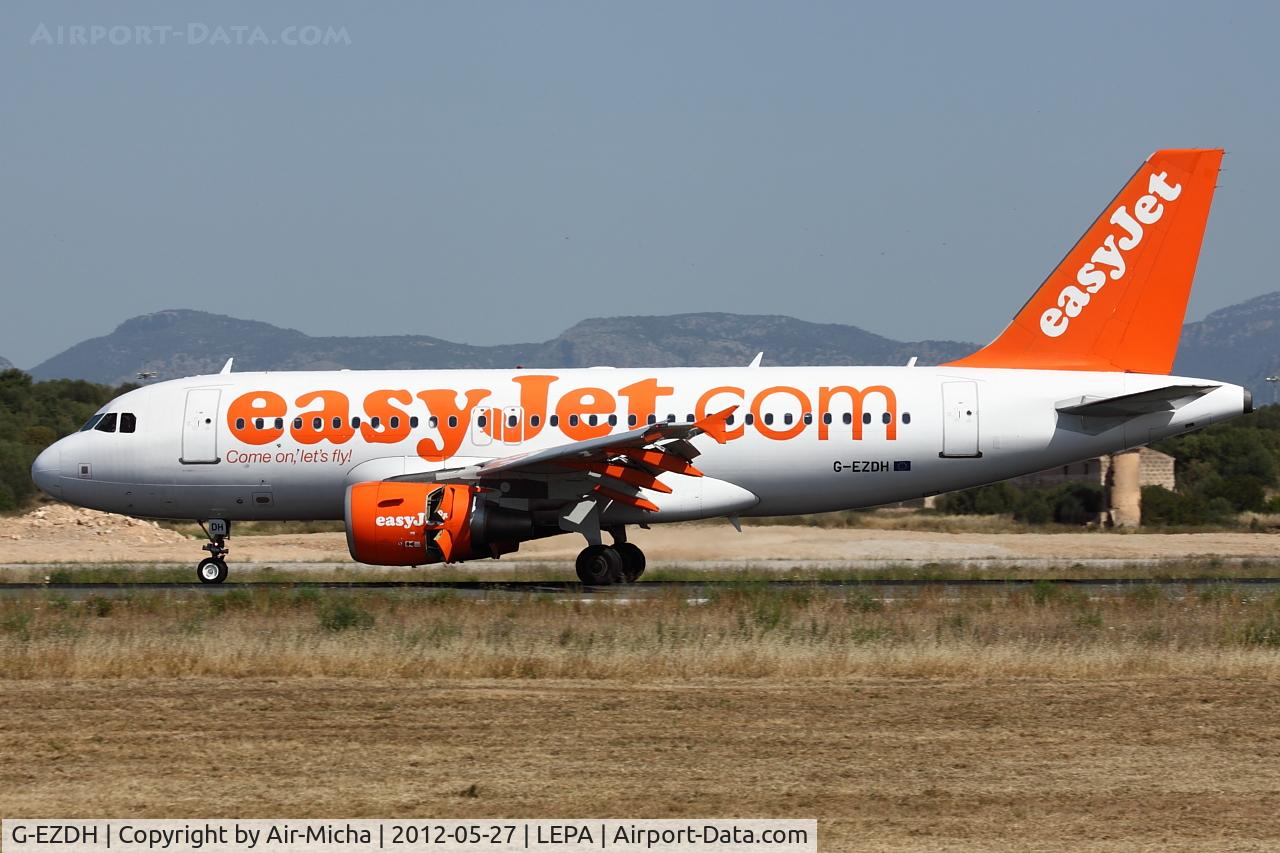 G-EZDH, 2008 Airbus A319-111 C/N 3466, EasyJet