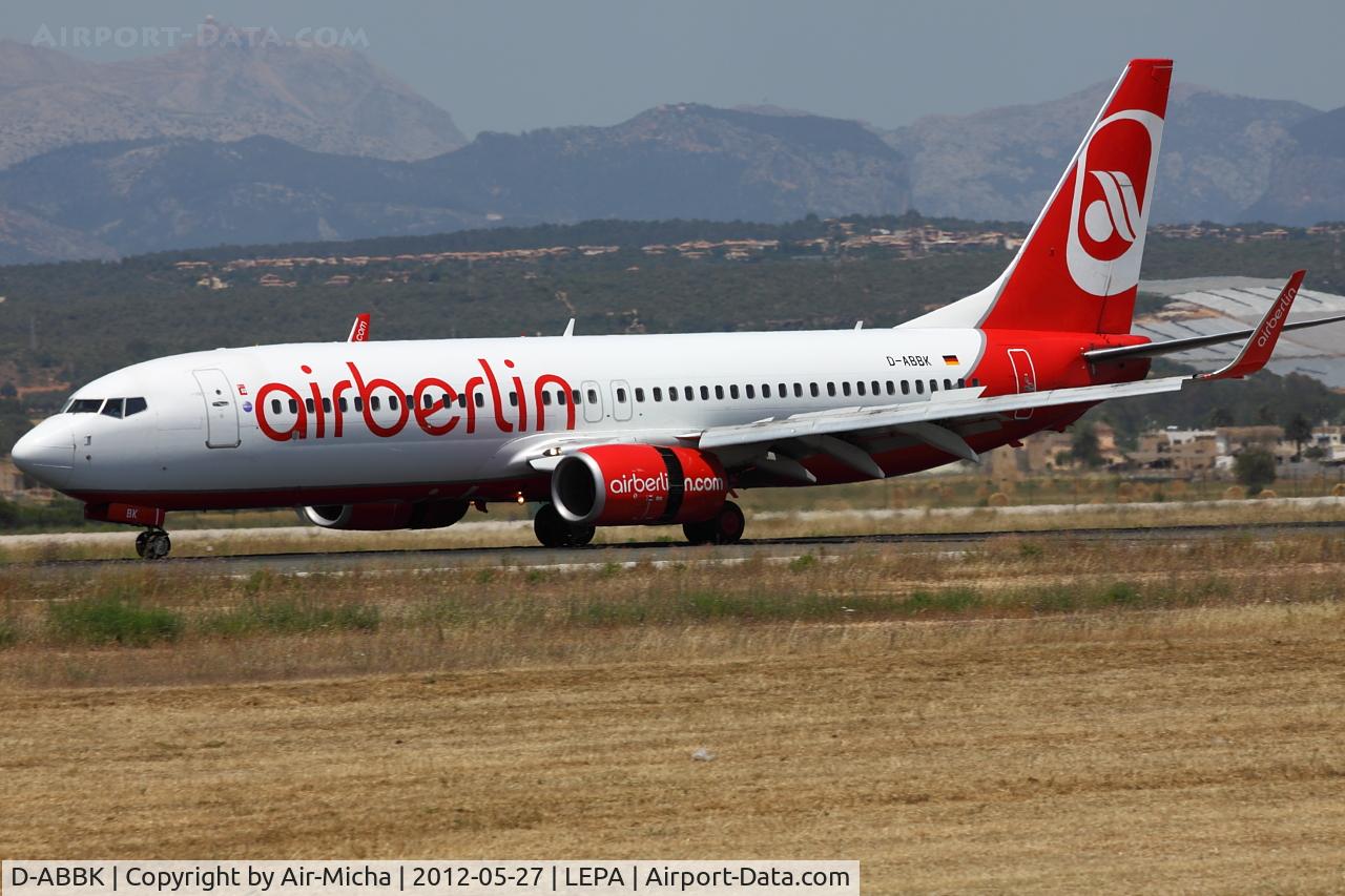 D-ABBK, 2003 Boeing 737-8BK C/N 33013, Air Berlin