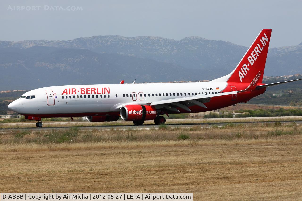 D-ABBB, 2001 Boeing 737-86J C/N 32624, Air Berlin