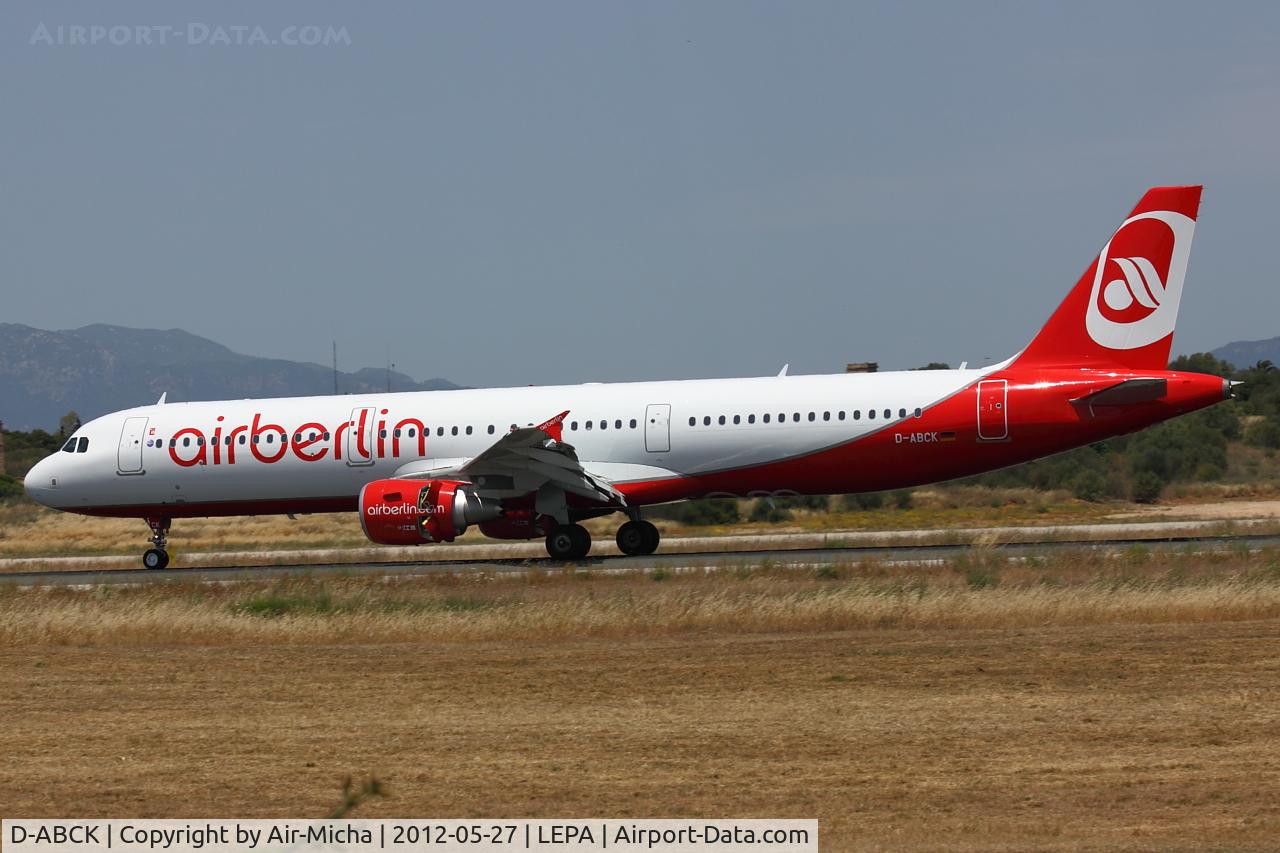 D-ABCK, 2011 Airbus A321-211 C/N 5133, Air Berlin