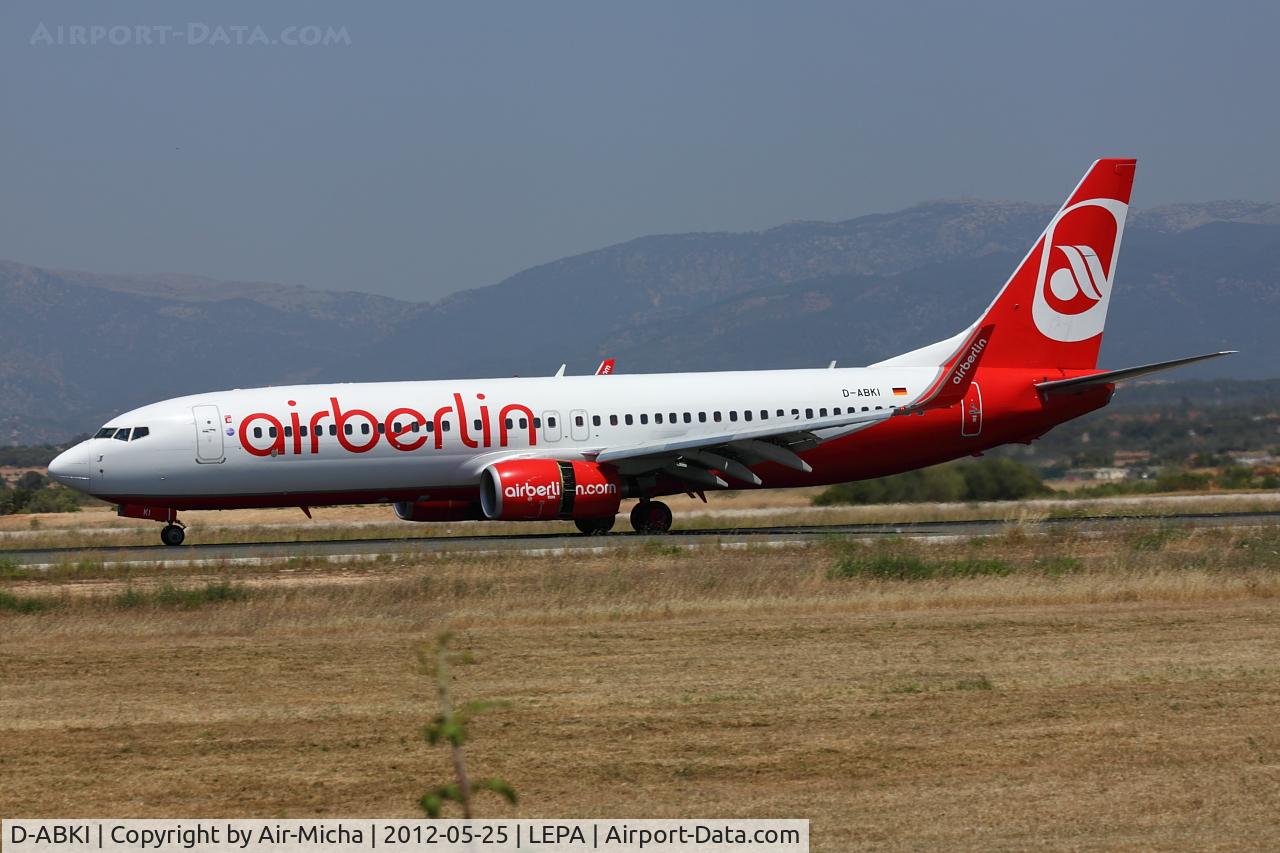 D-ABKI, 2009 Boeing 737-86J C/N 37748, Air Berlin