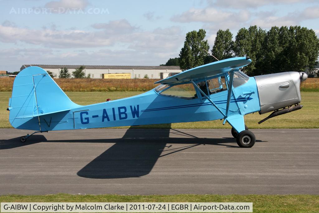 G-AIBW, 1946 Auster J-1N Alpha C/N 2158, Auster J-1N at Breighton Airfield, July 2011.