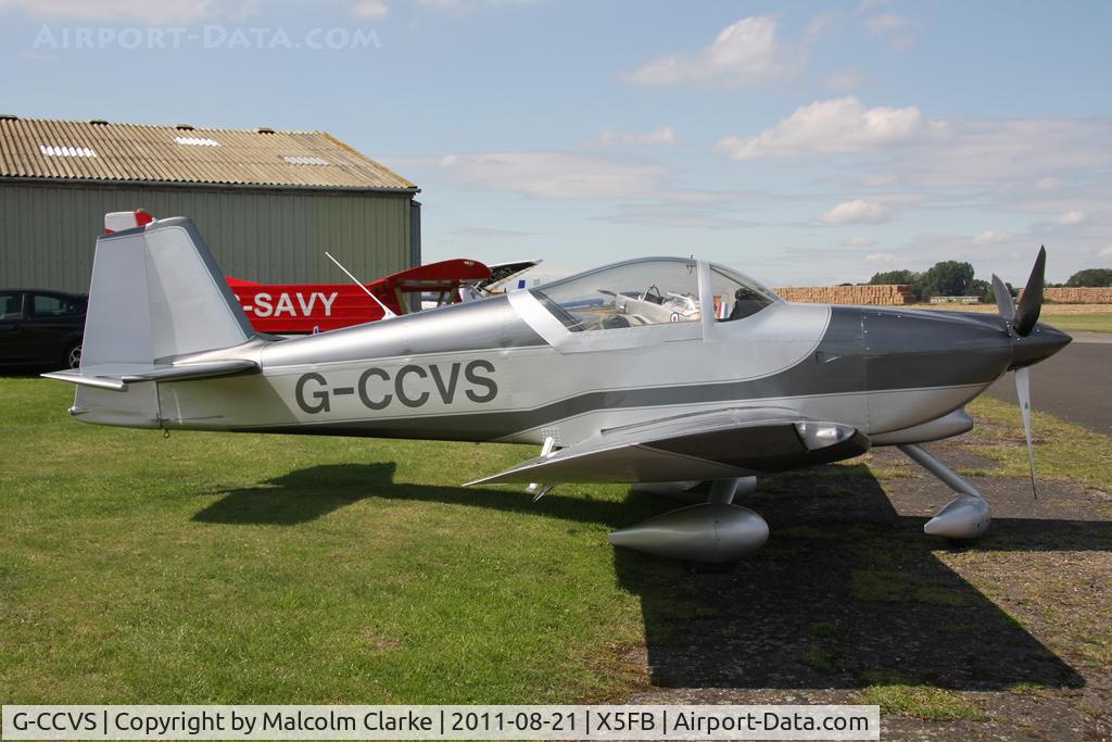 G-CCVS, 2010 Vans RV-6A C/N PFA 181A-13413, Vans RV-6A at Fishburn Airfield, August 2011.