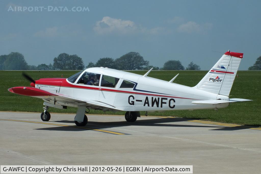 G-AWFC, 1968 Piper PA-28R-180 Cherokee Arrow C/N 28R-30670, at AeroExpo 2012