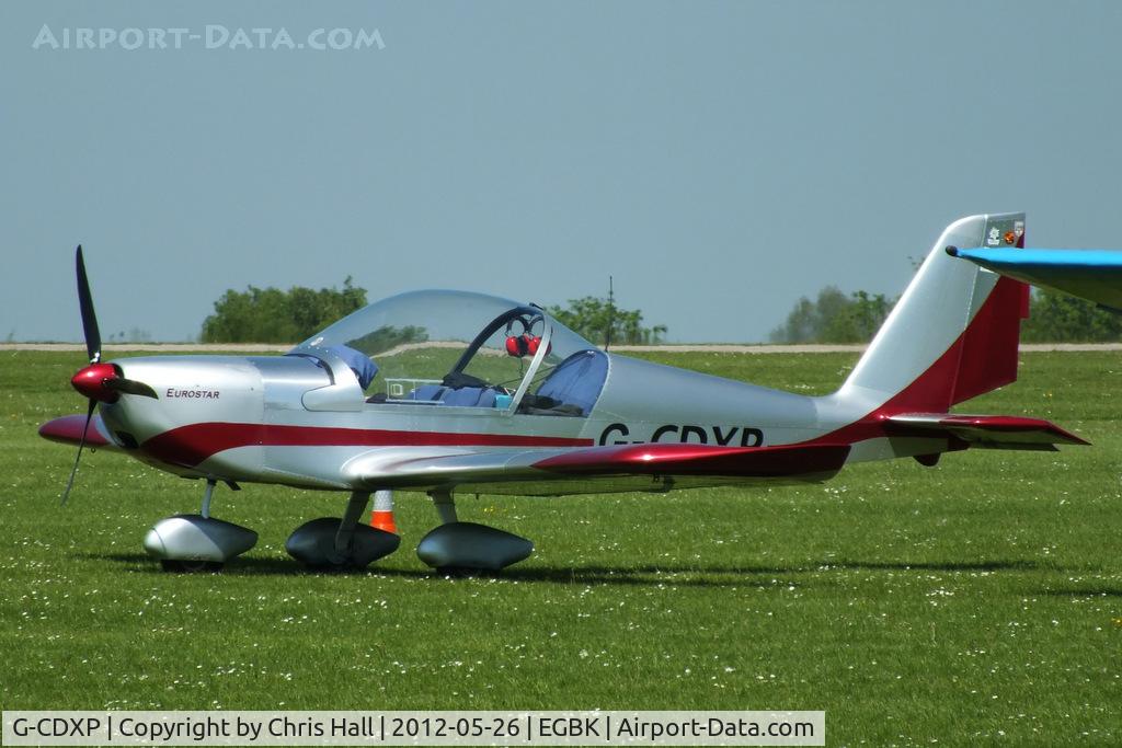 G-CDXP, 2006 Aerotechnik EV-97 Eurostar C/N PFA 315-14530, at AeroExpo 2012