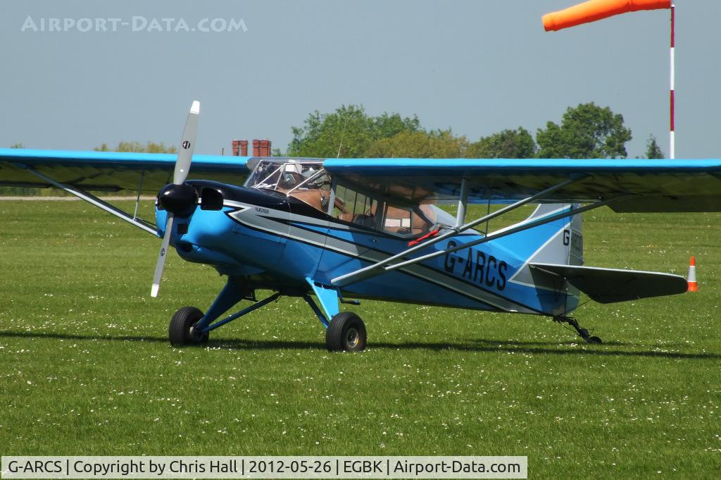 G-ARCS, 1960 Auster D6-180 C/N 3703, at AeroExpo 2012