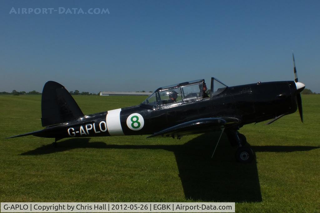 G-APLO, 1950 De Havilland DHC-1 Chipmunk T.10 C/N C1/0144, at AeroExpo 2012