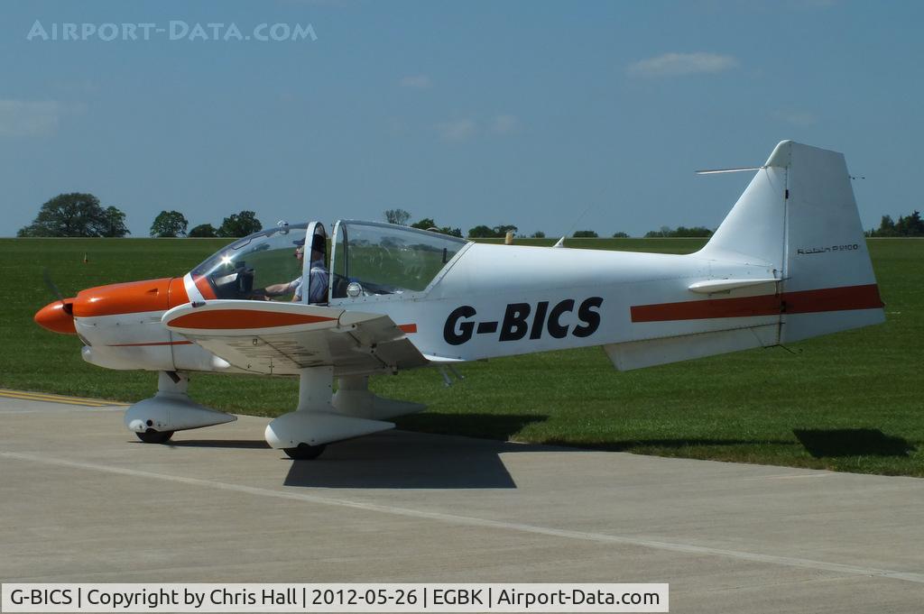 G-BICS, 1977 Robin R-2100A C/N 128, at AeroExpo 2012