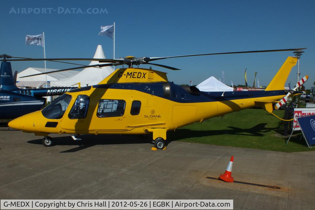 G-MEDX, 2008 Agusta A-109E Power C/N 11745, at AeroExpo 2012