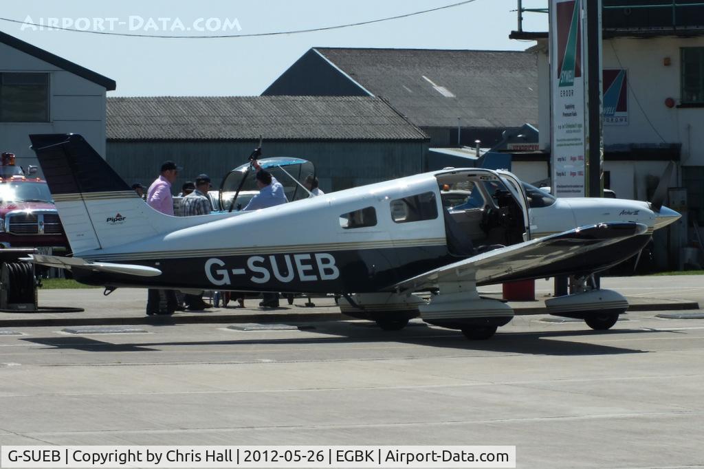 G-SUEB, 2001 Piper PA-28-181 Cherokee Archer III C/N 28-43466, at AeroExpo 2012
