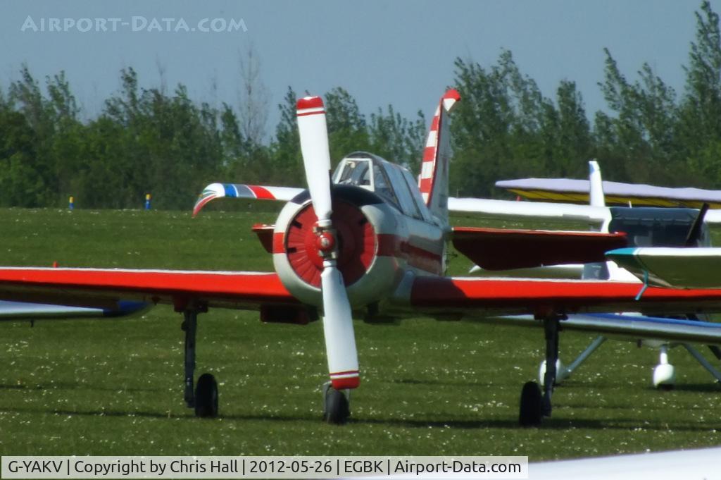 G-YAKV, 1991 Yakovlev (Aerostar) Yak-52 C/N 9111311, at AeroExpo 2012