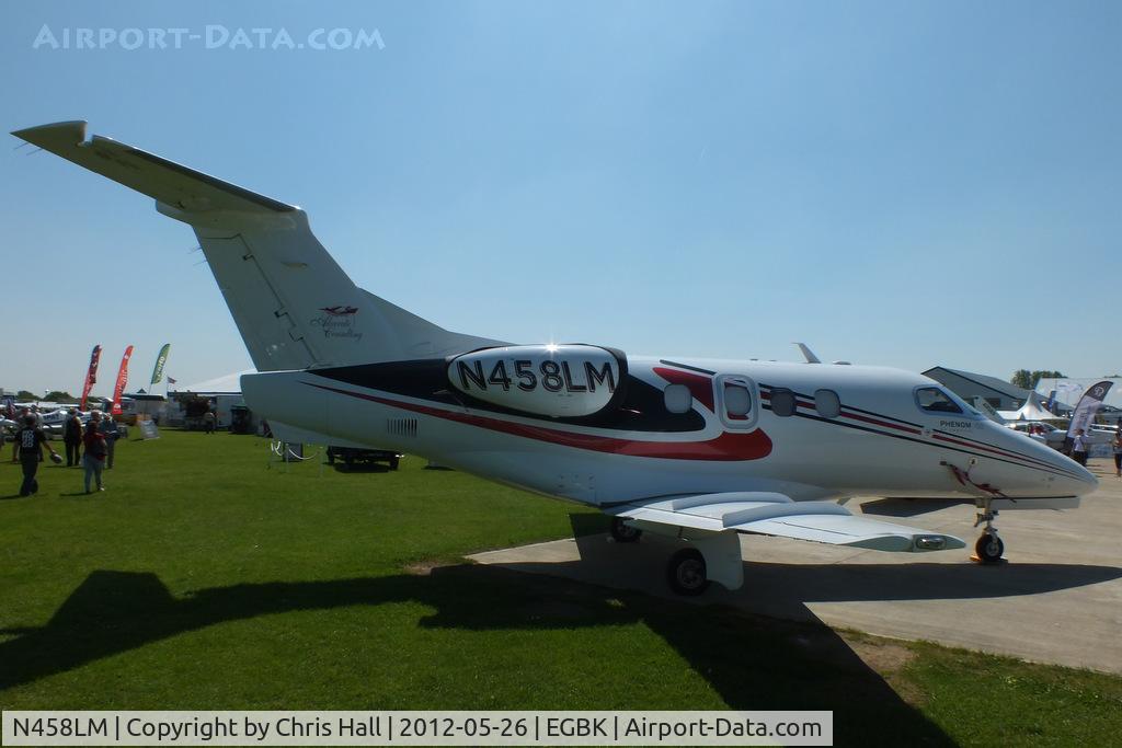 N458LM, 2009 Embraer EMB-500 Phenom 100 C/N 50000019, at AeroExpo 2012