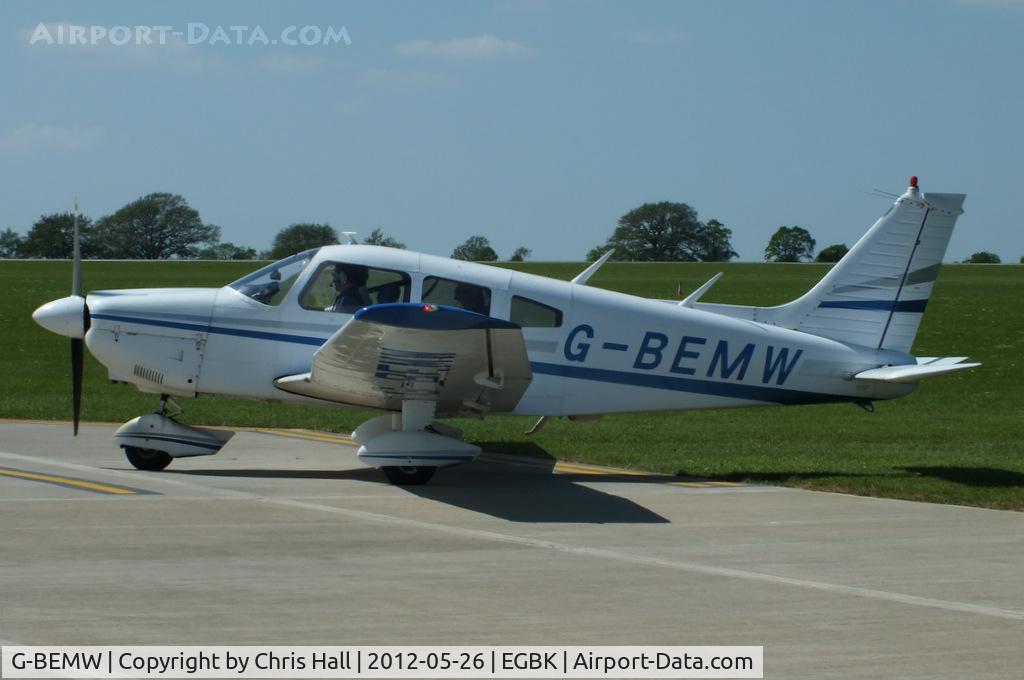 G-BEMW, 1976 Piper PA-28-181 Cherokee Archer II C/N 28-7790243, at AeroExpo 2012