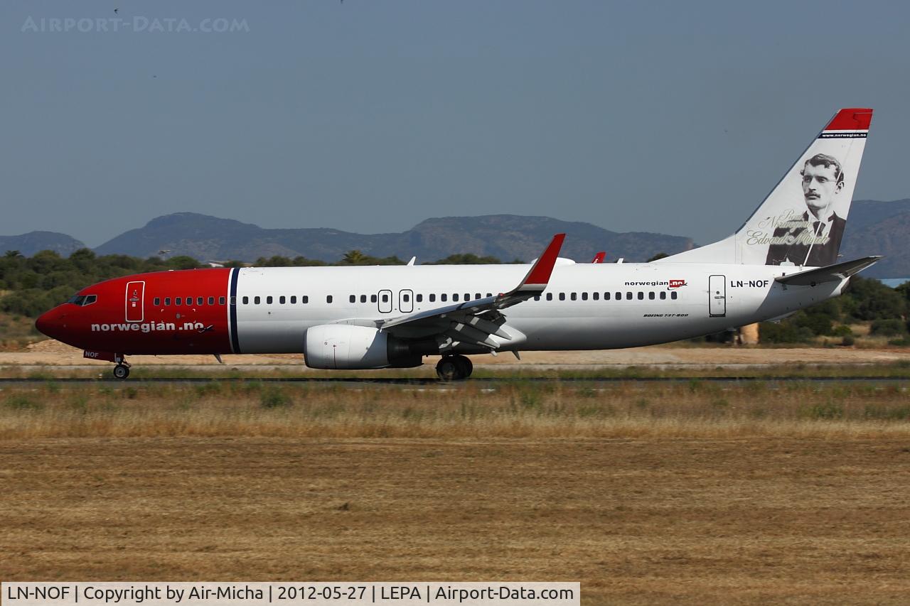 LN-NOF, 2008 Boeing 737-86N C/N 36809, Norwegian Air Shuttle