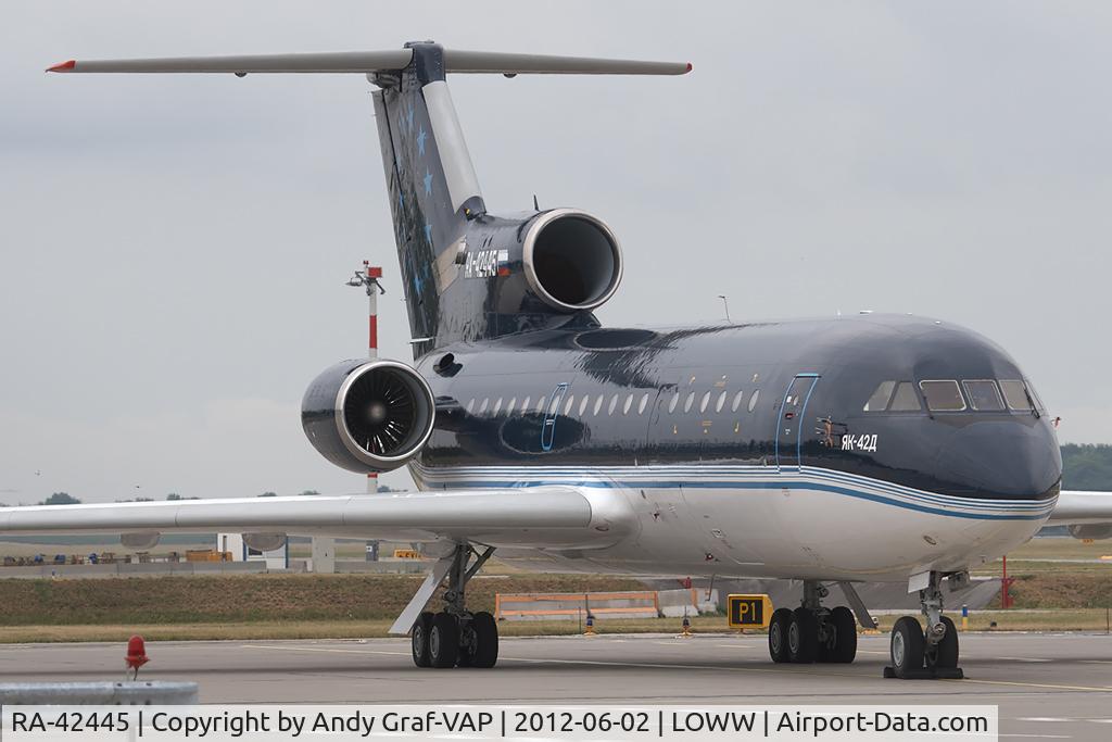 RA-42445, 1992 Yakovlev Yak-42D C/N 4520424116669, Tulpar Y42