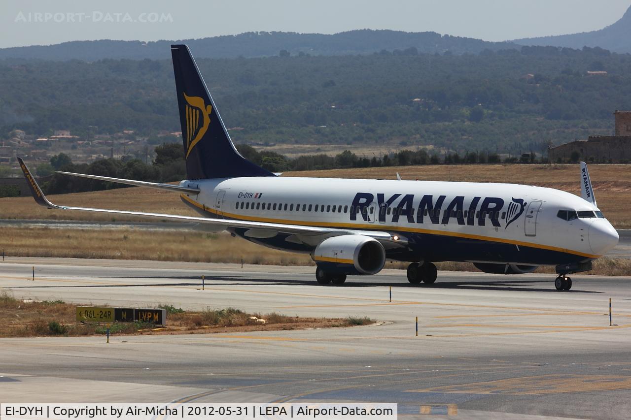 EI-DYH, 2008 Boeing 737-8AS C/N 36570, Ryanair