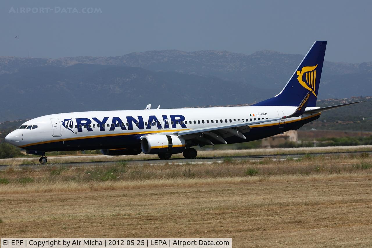 EI-EPF, 2011 Boeing 737-8AS C/N 40309, Ryanair