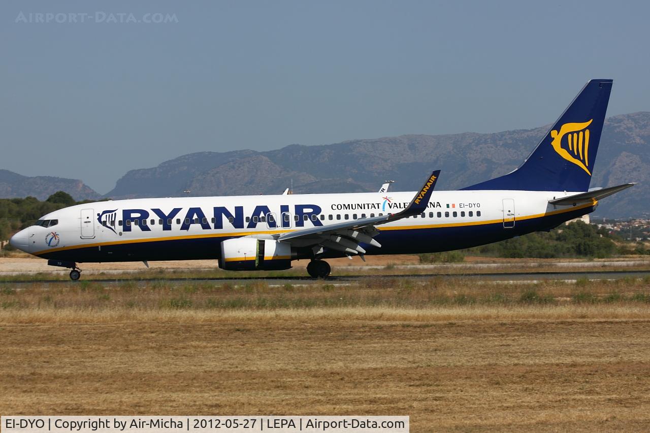 EI-DYO, 2008 Boeing 737-8AS C/N 33636, Ryanair