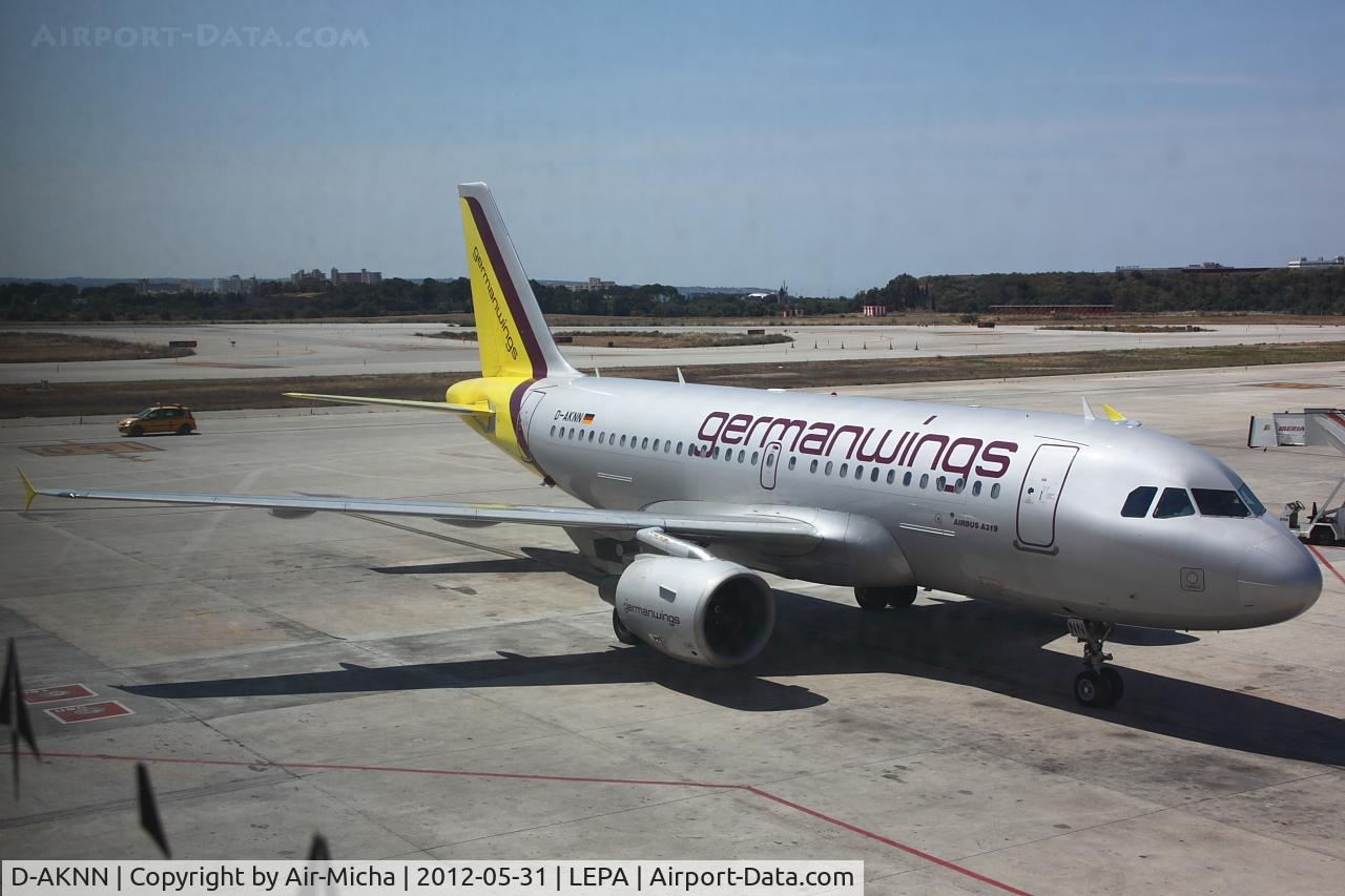 D-AKNN, 1999 Airbus A319-112 C/N 1136, Germanwings