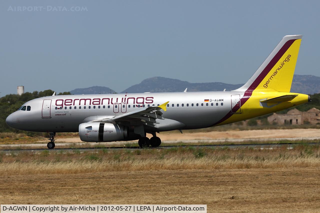 D-AGWN, 2009 Airbus A319-132 C/N 3841, Germanwings
