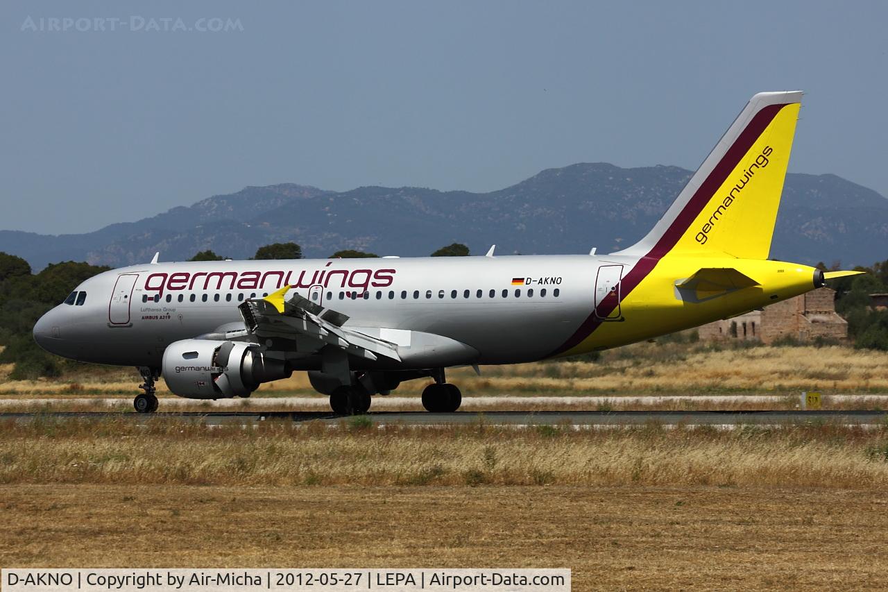 D-AKNO, 1999 Airbus A319-112 C/N 1147, Germanwings