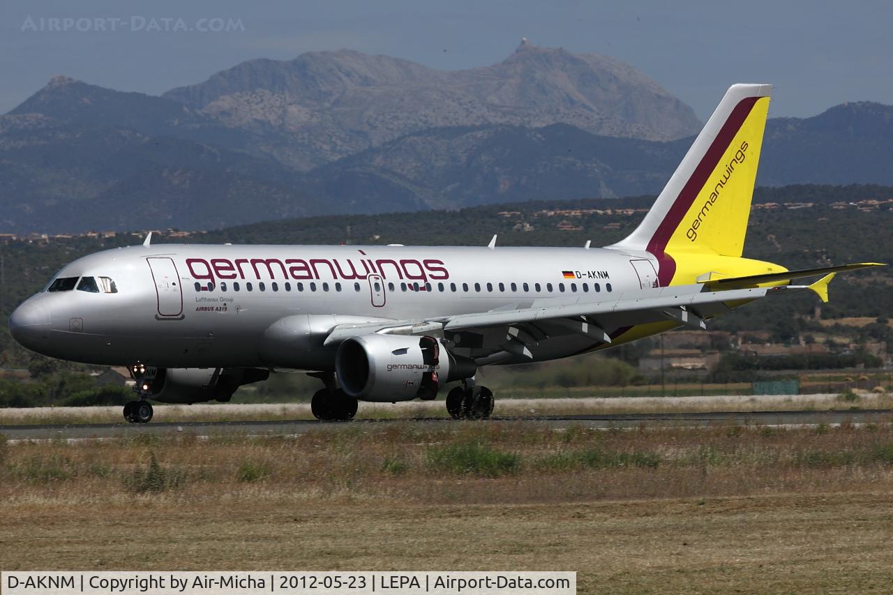 D-AKNM, 1999 Airbus A319-112 C/N 1089, Germanwings