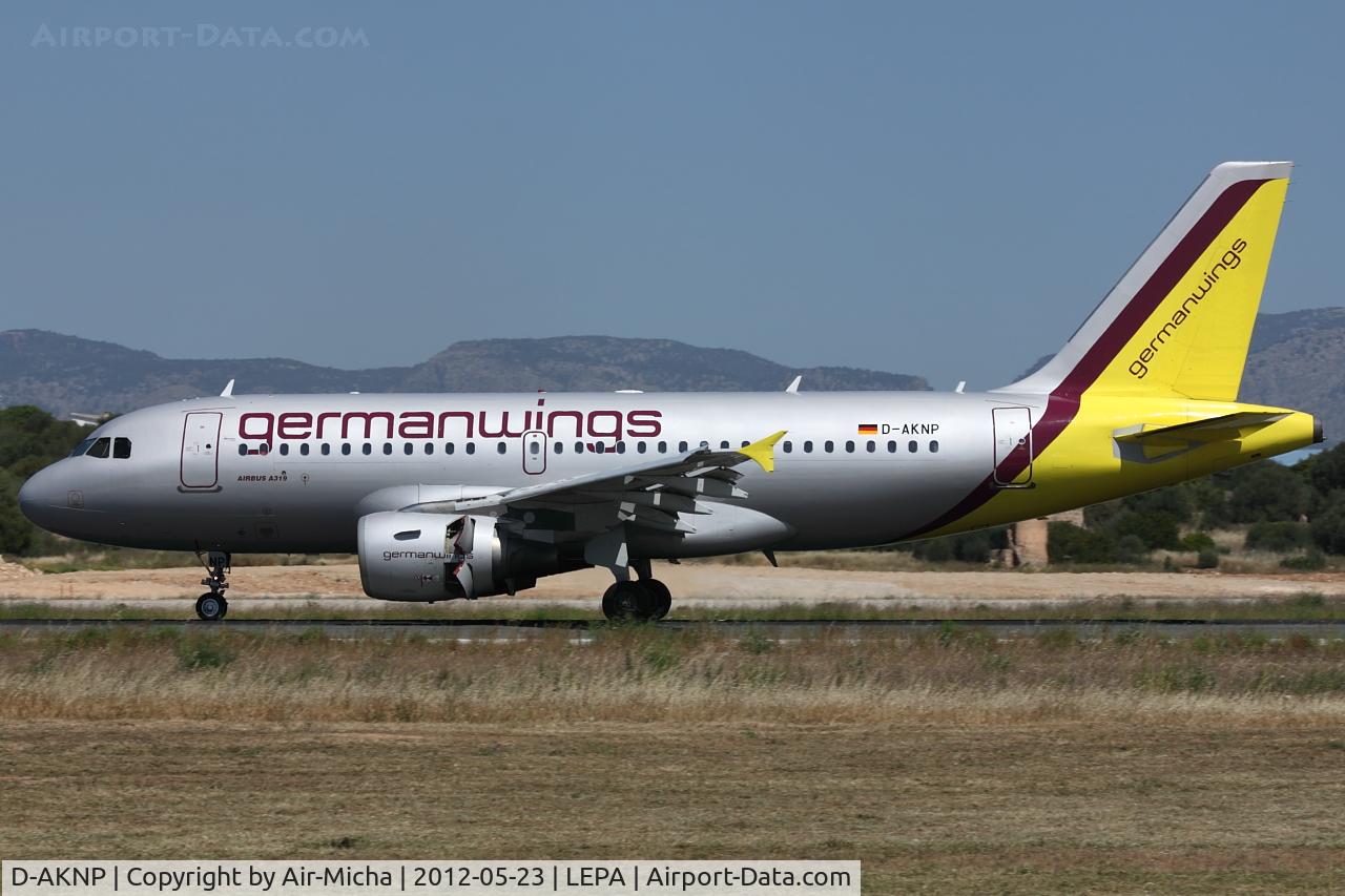 D-AKNP, 1999 Airbus A319-112 C/N 1155, Germanwings