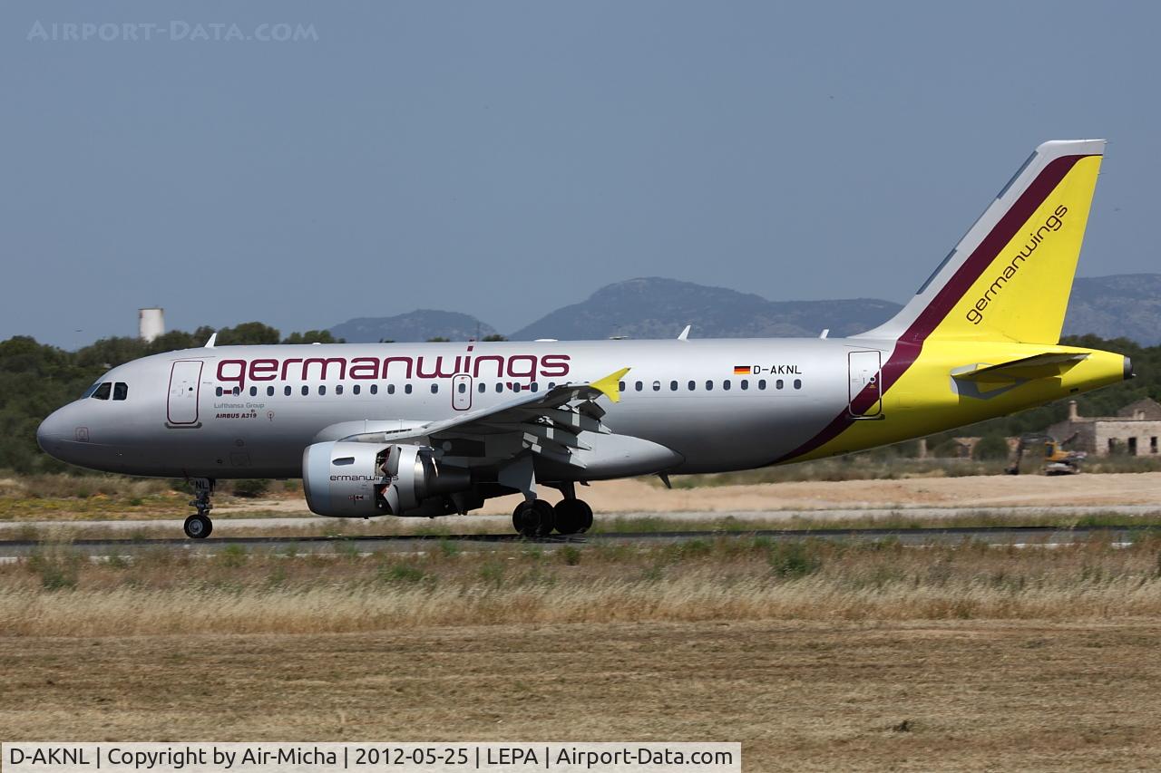 D-AKNL, 1999 Airbus A319-112 C/N 1084, Germanwings