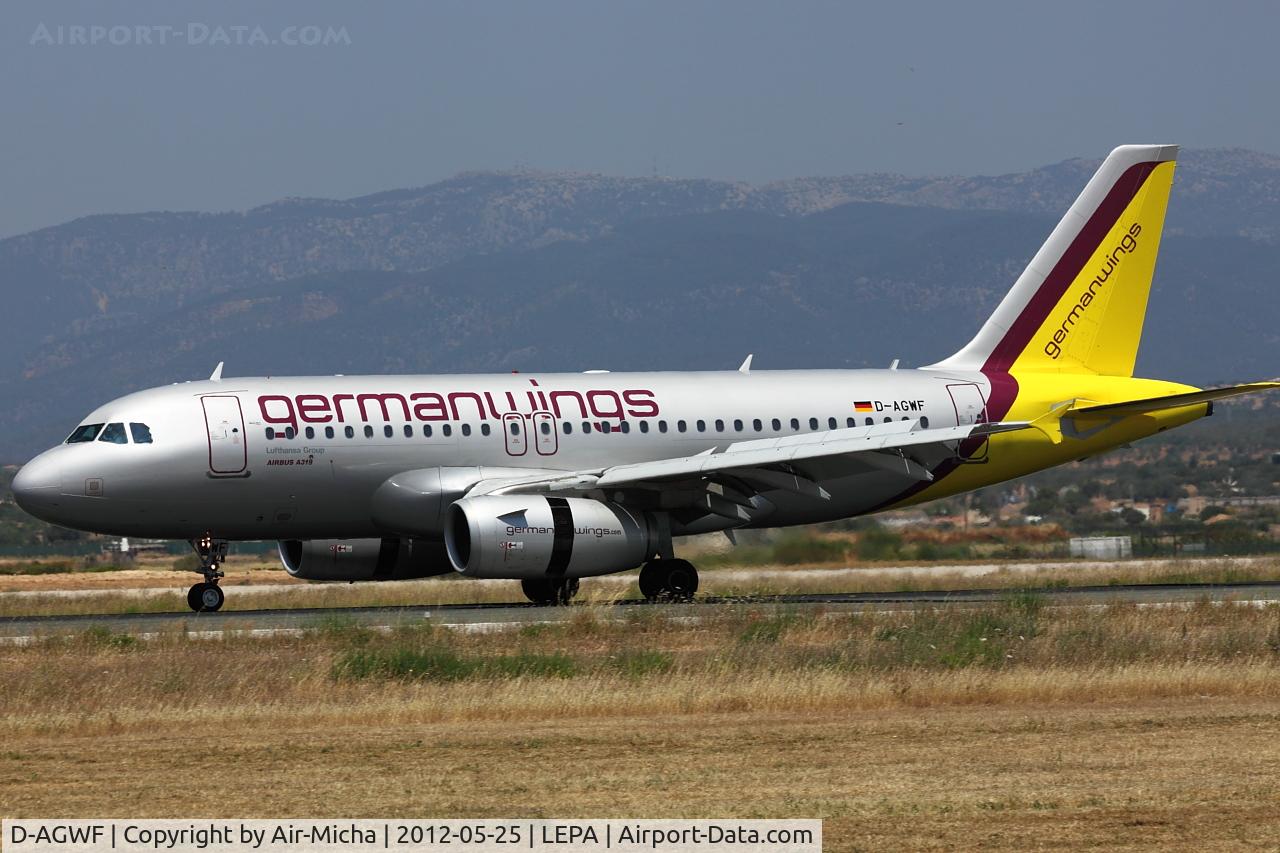 D-AGWF, 2007 Airbus A319-132 C/N 3172, Germanwings