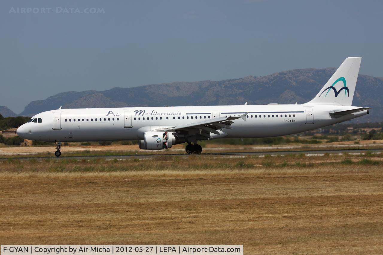 F-GYAN, 1995 Airbus A321-111 C/N 535, Air Mediterranee, Airbus A321-111, CN: 0535