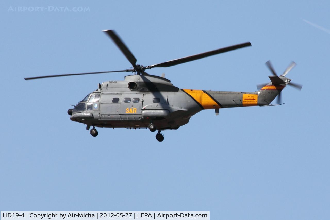 HD19-4, Aérospatiale SA-330L Puma C/N 1334, Spain Air Force, Aerospatiale SA-330L Puma, CN: 1334