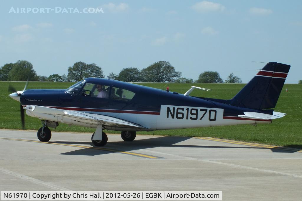 N61970, 1963 Piper PA-24-250 Comanche C/N 243364, at AeroExpo 2012