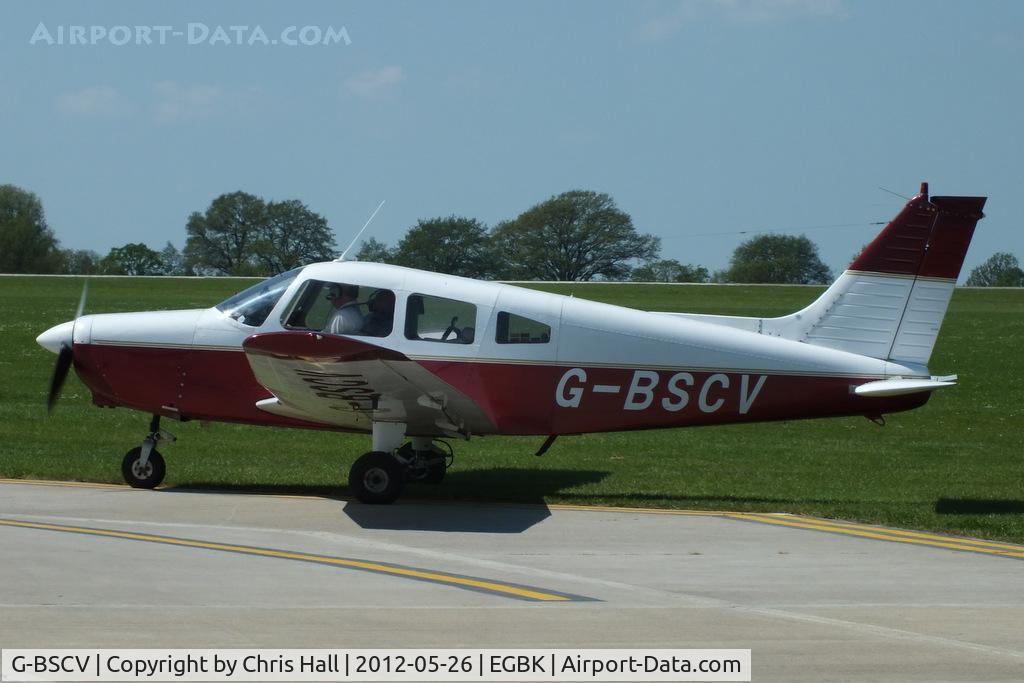 G-BSCV, 1977 Piper PA-28-161 Warrior ll C/N 28-7816135, at AeroExpo 2012