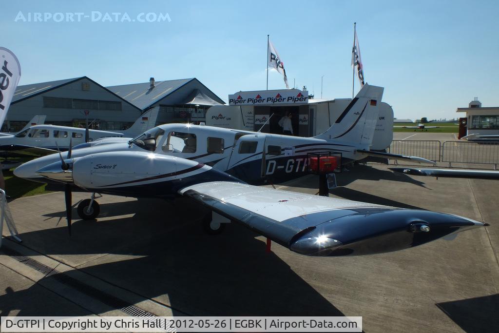 D-GTPI, Piper PA-34-220T C/N 3449410, at AeroExpo 2012