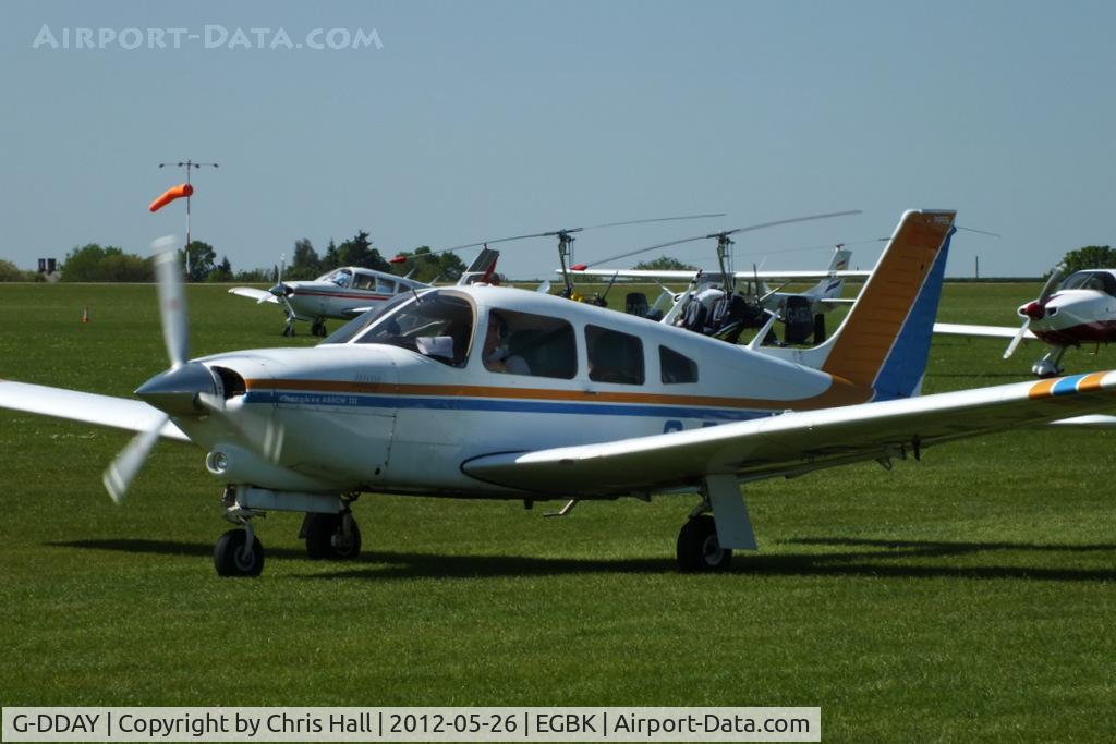 G-DDAY, 1977 Piper PA-28R-201T Turbo Cherokee Arrow III Cherokee Arrow III C/N 28R-7703112, at AeroExpo 2012