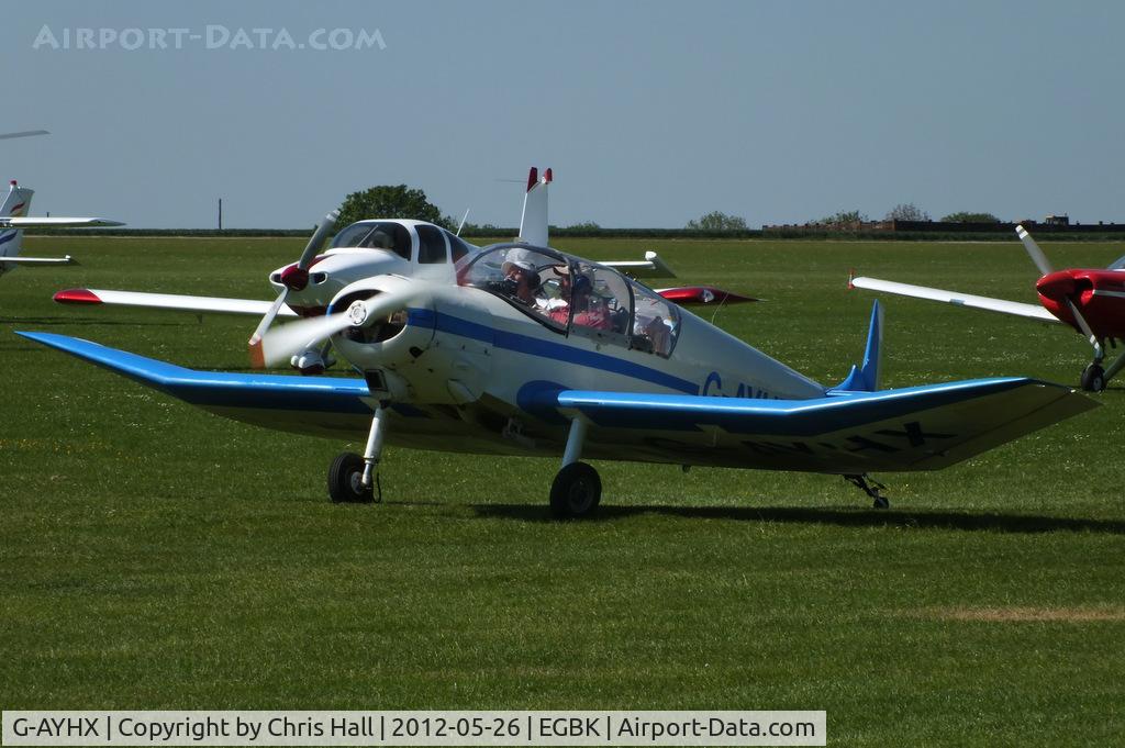 G-AYHX, 1958 SAN Jodel D-117A C/N 903, at AeroExpo 2012