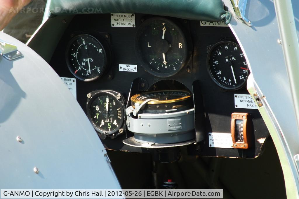 G-ANMO, 1935 De Havilland DH-82A Tiger Moth II C/N 3255, front cockpit