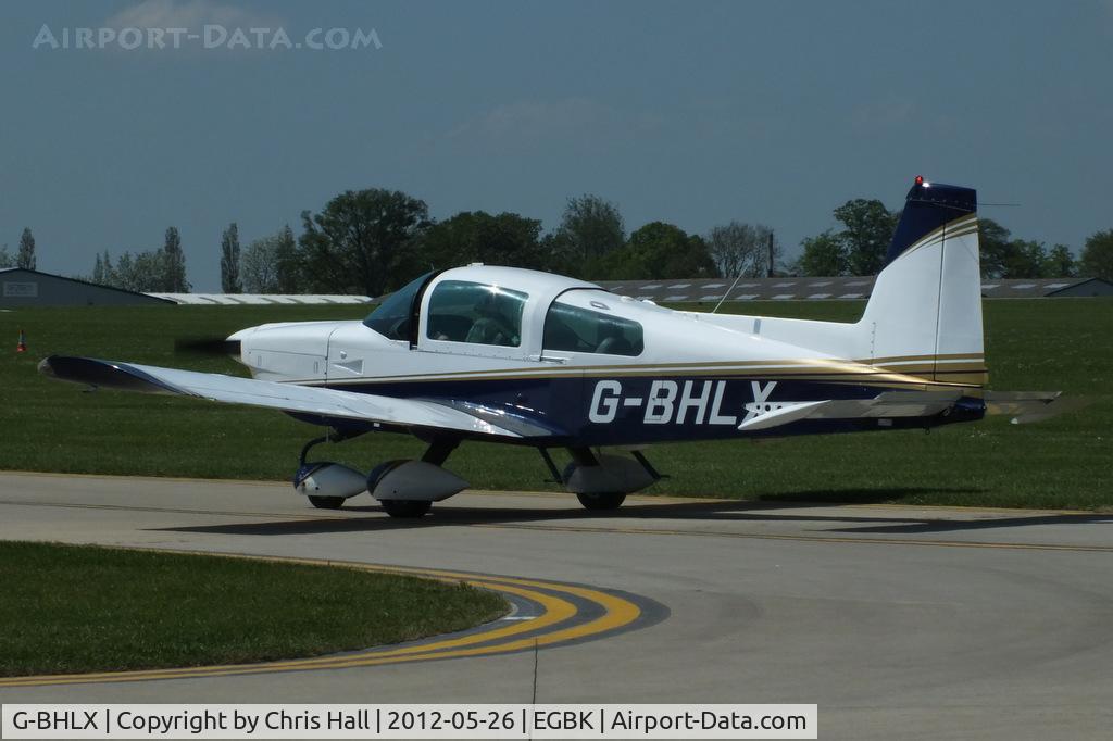 G-BHLX, 1977 Grumman American AA-5B Tiger C/N AA5B-0573, at AeroExpo 2012