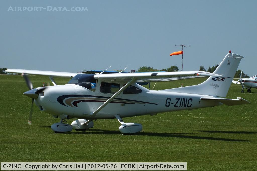 G-ZINC, 2000 Cessna 182S Skylane C/N 18280757, at AeroExpo 2012