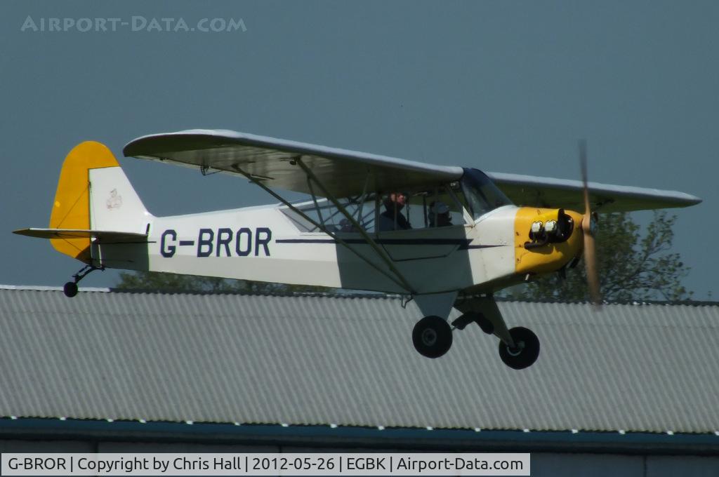 G-BROR, 1943 Piper L-4H Grasshopper (J3C-65D) C/N 10885, at AeroExpo 2012
