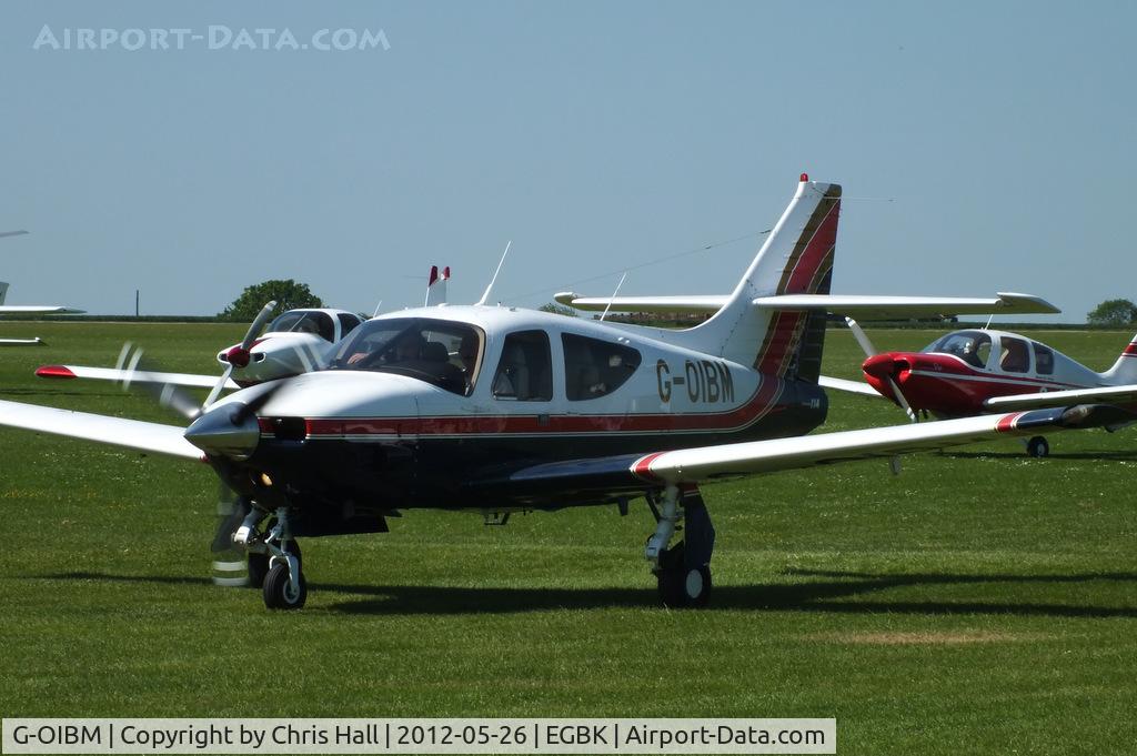 G-OIBM, 1977 Rockwell Commander 114 C/N 14295, at AeroExpo 2012
