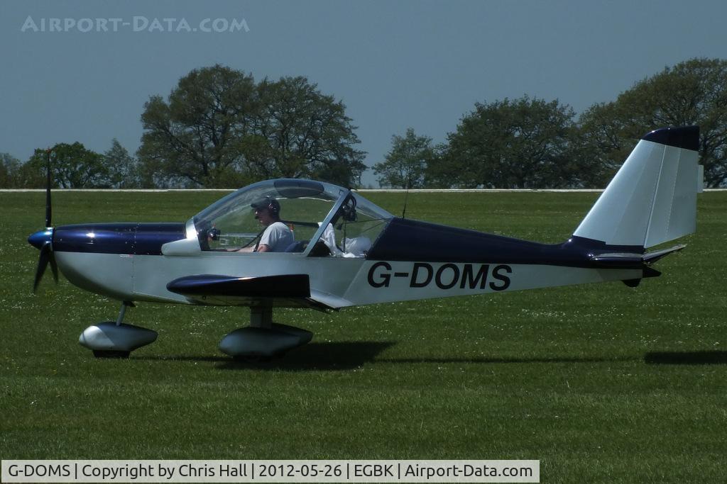 G-DOMS, 2004 Aerotechnik EV-97A Eurostar C/N PFA 315-14254, at AeroExpo 2012