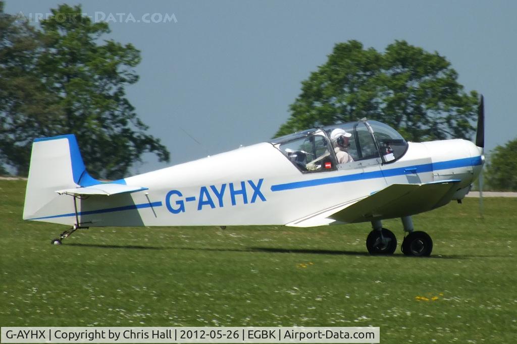 G-AYHX, 1958 SAN Jodel D-117A C/N 903, at AeroExpo 2012