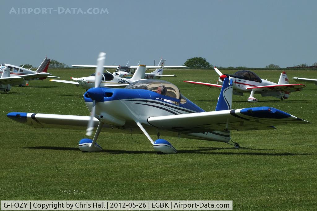 G-FOZY, 2012 Vans RV-7 C/N PFA 323-14150, at AeroExpo 2012