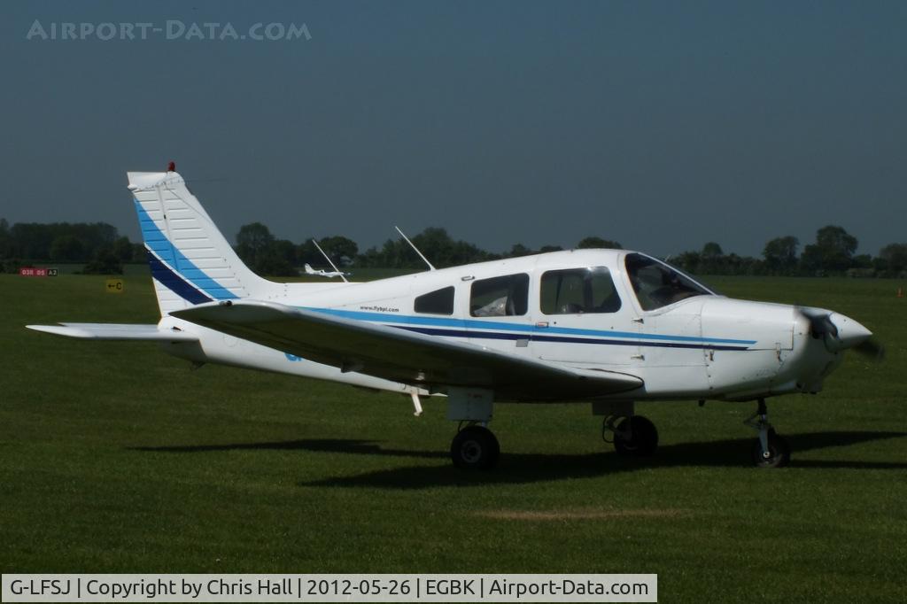 G-LFSJ, 1979 Piper PA-28-161 Cherokee Warrior II C/N 28-7916536, at AeroExpo 2012