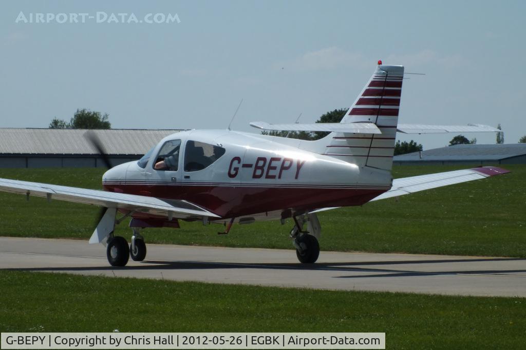 G-BEPY, 1977 Rockwell Commander 112B C/N 524, at AeroExpo 2012